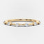 0.30 CT Round Shaped Moissanite Dainty Wedding Band - crownmoissanite
