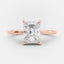 2.1 CT Radiant Cut Solitaire Style Moissanite Engagement Ring - crownmoissanite