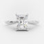 2.1 CT Radiant Cut Solitaire Style Moissanite Engagement Ring - crownmoissanite