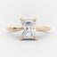 2.1 CT Radiant Cut Solitaire Style Moissanite Engagement Ring - crownmoissanite