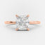 2.7 CT Cushion Solitaire Style Moissanite Engagement Ring - crownmoissanite
