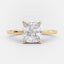 2.7 CT Cushion Solitaire Style Moissanite Engagement Ring - crownmoissanite