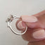 2.23 CT Emerald Cut Three Stone Moissanite Engagement Ring - crownmoissanite