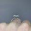 1.0 - 2.5 CT Round Cut Halo Style Moissanite Engagement Ring - crownmoissanite