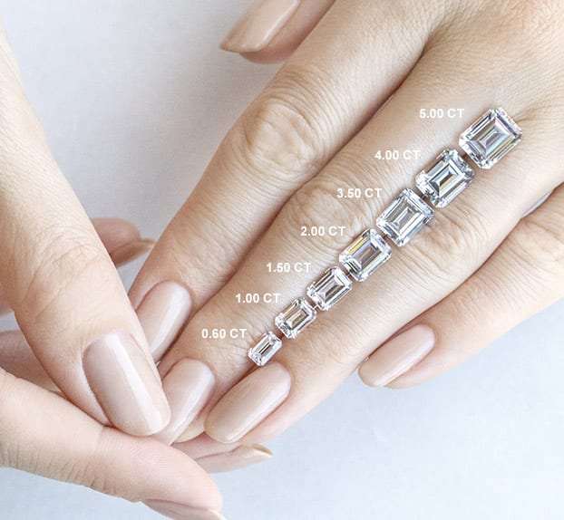 2.10 CT Emerald Cut Solitaire Twisted Rope Moissanite Engagement Ring - crownmoissanite