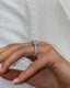 6.20 CT Oval Solitaire Hidden Halo & Pave Moissanite Engagement Ring - crownmoissanite