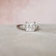 3.0 CT Princess Cut Three Stone Moissanite Engagement Ring - crownmoissanite