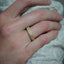Round Stones Feather Style Men's Wedding Band - crownmoissanite