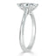 1.0 CT Marquise Shaped Moissanite Solitaire Engagement Ring - crownmoissanite