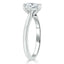1.0 CT Heart Shaped Moissanite Solitaire Engagement Ring - crownmoissanite