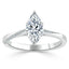 1.0 CT Marquise Shaped Moissanite Solitaire Engagement Ring - crownmoissanite