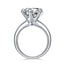 2.0 CT- 5.0 CT Round Shaped Moissanite Solitaire Engagement Ring - crownmoissanite