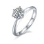 1.0 CT Round Shaped Moissanite Solitaire Engagement Ring - crownmoissanite