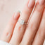 1.5 CT Radiant Shaped Moissanite Hidden Halo Engagement Ring - crownmoissanite