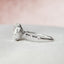 3.5 CT Oval Pave Moissanite Engagement Ring - crownmoissanite