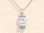 1.0 CT Marquise Moissanite Diamond Solitaire Necklace - crownmoissanite