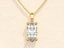 1.0 CT Marquise Moissanite Diamond Solitaire Necklace - crownmoissanite