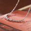1.20 TCW Round Moissanite Diamond Cluster Necklace - crownmoissanite