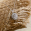 0.50 CT Round Moissanite Diamond Halo Necklace - crownmoissanite
