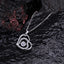 0.50 CT Round Moissanite Diamond Heart Shaped Pendant Necklace - crownmoissanite