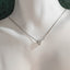 1.0 CT Trillion Moissanite Diamond Solitaire Necklace - crownmoissanite