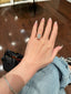 2.0 CT- 5.0 CT Emerald Shaped Moissanite Solitaire Engagement Ring - crownmoissanite