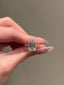 2.0 CT- 5.0 CT Emerald Shaped Moissanite Solitaire Engagement Ring - crownmoissanite