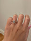 2.50 CT Round Shaped Moissanite Solitaire Engagement Ring - crownmoissanite