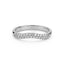 0.21 TCW Round Moissanite Curved Wedding Band - crownmoissanite