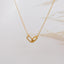 0.20 TCW Round Moissanite Linked Pendant Necklace - crownmoissanite