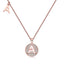 Customized "A" Letter Moissanite Diamond Necklace - crownmoissanite