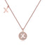 Customized "X" Letter Moissanite Diamond Necklace - crownmoissanite