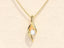 0.10 TCW Round Moissanite Diamond Soloitaire Necklace - crownmoissanite