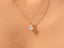 1.0 CT Princess Moissanite Diamond Solitaire Necklace - crownmoissanite
