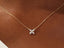 0.40 TCW Marquise Moissanite Diamond Clover Pendent Necklace - crownmoissanite
