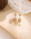 4.0 TCW Round & Pear Moissanite Diamond Dangle Drop Earrings - crownmoissanite