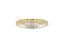 0.25 TCW Baguette Cut Five Stone Moissanite Wedding Band