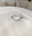 2.5 CT Round Cut Hidden Halo & Pave Setting Engagement Ring - crownmoissanite