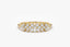 0.57 TCW Round Cut Cluster Diamond Moissanite Wedding Band