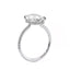 3.5 CT Radiant Hidden Halo Pave Moissanite Engagement Ring - crownmoissanite