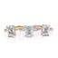 3.5 CT Radiant Hidden Halo Pave Moissanite Engagement Ring - crownmoissanite