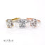 6.0 CT Cushion Solitaire & Pave Setting Moissanite Engagement Ring - crownmoissanite
