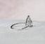 4.5 CT Pear Cut Solitaire & Pave Setting Moissanite Engagement Ring - crownmoissanite