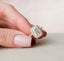 3.5 CT Radiant Halo Style Moissanite Engagement Ring - crownmoissanite