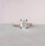 2.0 CT Oval Hidden Halo & Pave Setting Moissanite Engagement Ring - crownmoissanite