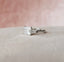 3.0 CT Princess Cut Three Stone Moissanite Engagement Ring - crownmoissanite