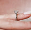 3.0 CT Princess Cut Three Stone Moissanite Engagement Ring - crownmoissanite