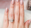 3.5 CT Radiant Halo Style Moissanite Engagement Ring - crownmoissanite