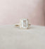 3.5 CT Radiant Halo Style Moissanite Engagement Ring - crownmoissanite