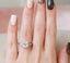 3.0 CT Princess Cut Three Stone Moissanite Engagement Ring - crownmoissanite